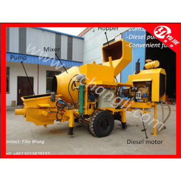 Save Cost Concrete Pump with Mixer for Sale